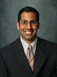 A headshot photo featuring Sundip Patel, MD, assistant dean for curriculum - phase II at CMSRU.