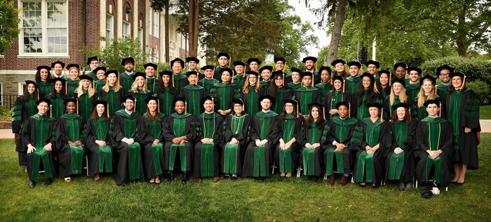 This class photo includes members of CMSRU's Class of 2017.