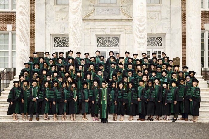 A class photo featuring members of CMSRU's Class of 2022.