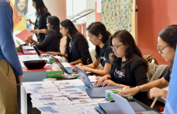 A group of medical students featured at the conference.