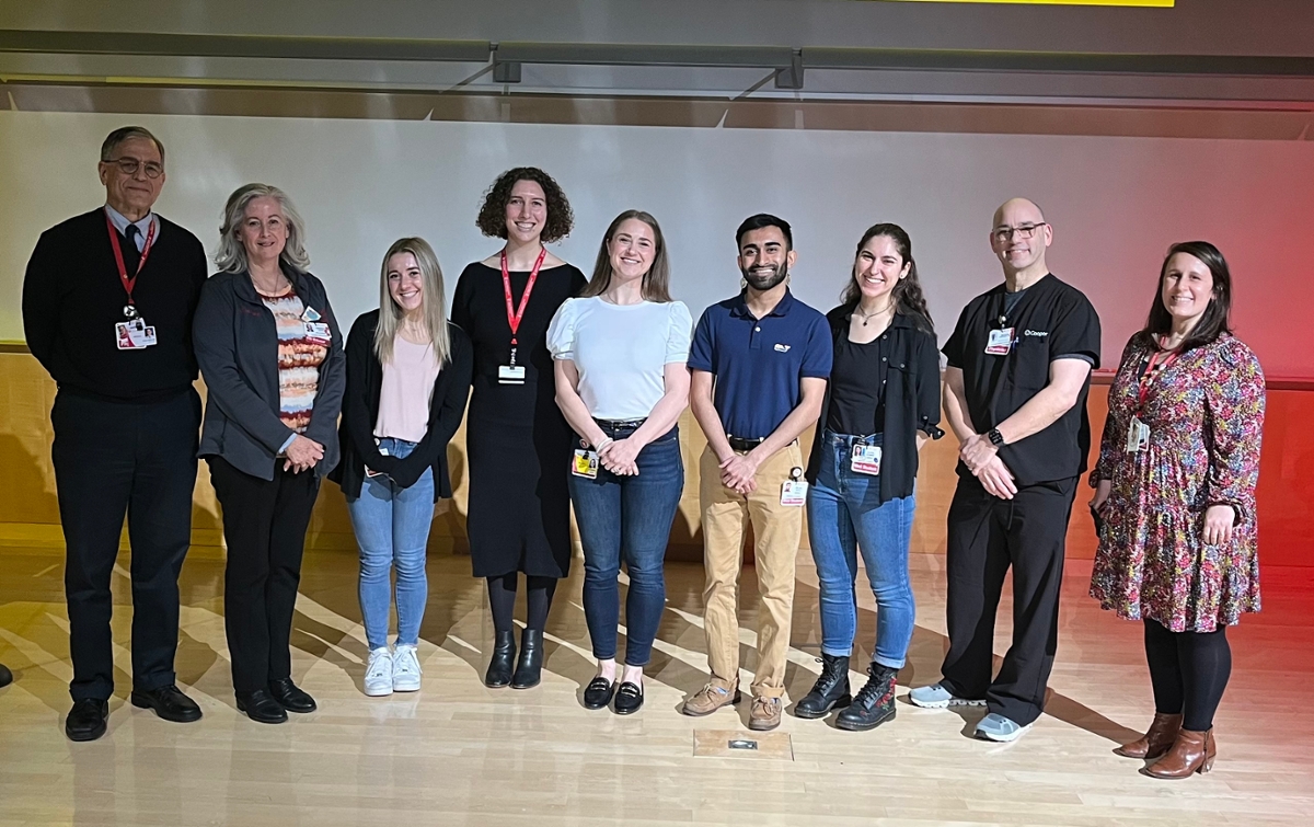 A photo of the group of individuals who participated in the CMSRU Story Slam 2023.