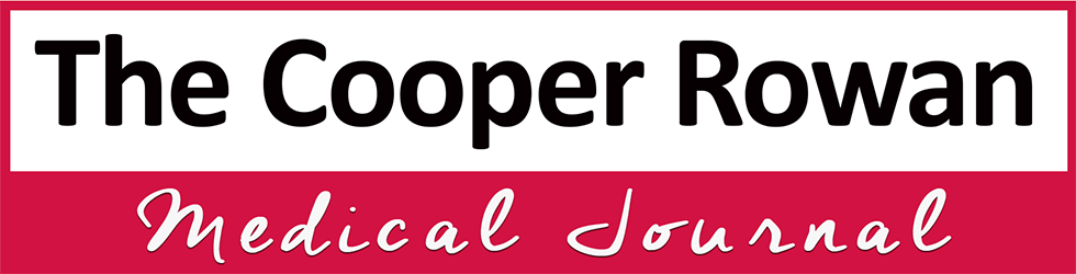 The Cooper Rowan Medical Journal logo is featured.